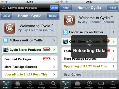 Cydia download update