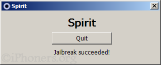 Spirit Jailbreak Done