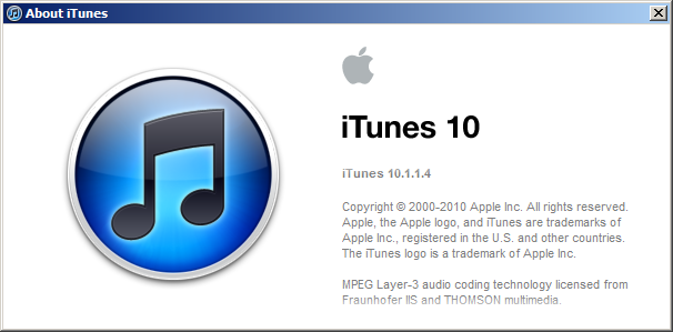 Download iTunes 10.1.1.4