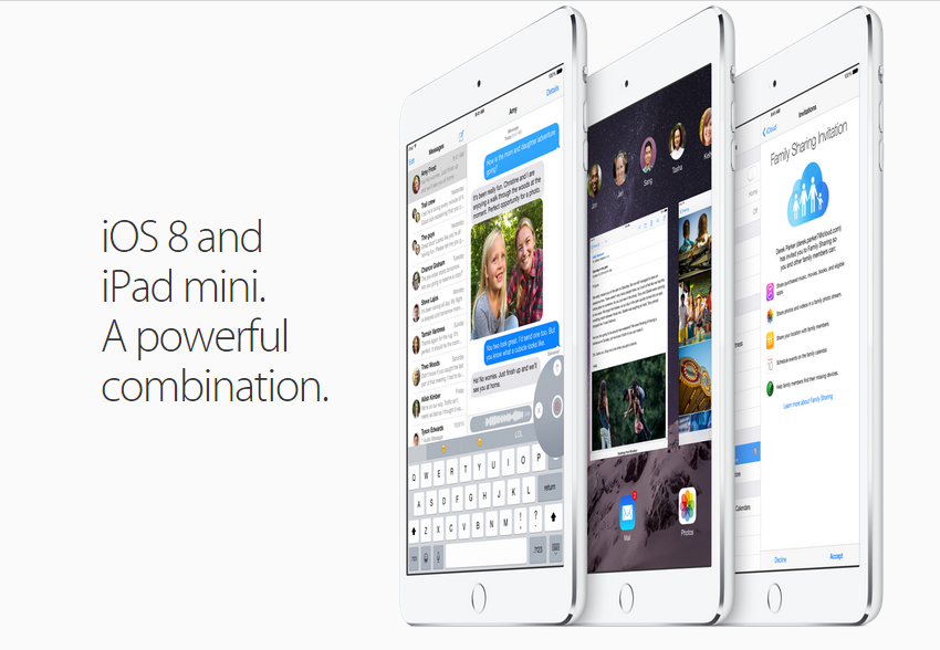 iPad Mini 3 - iOS 8