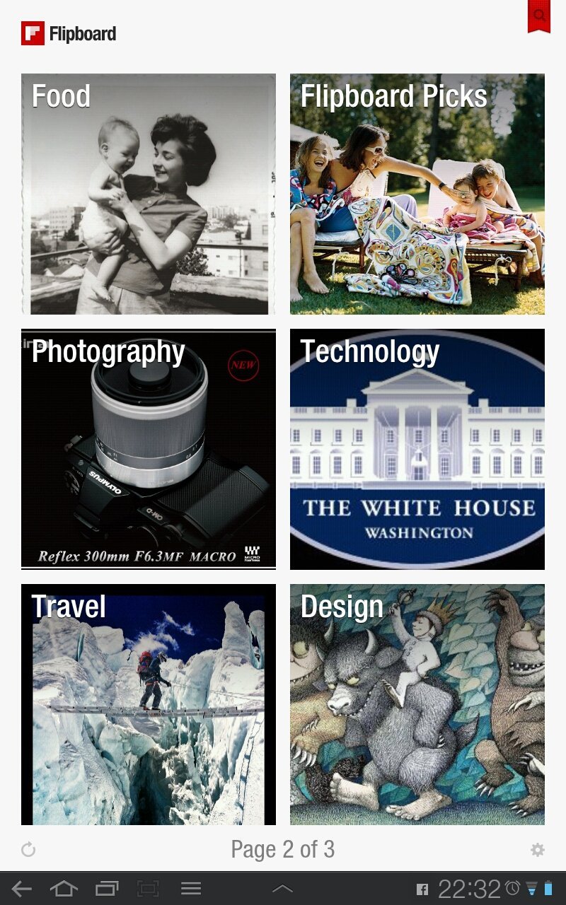 Screenshot of Flipboard for Android