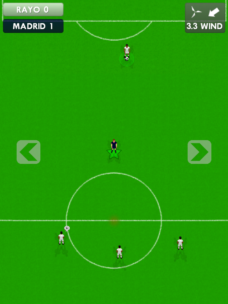 New Star Soccer Intercept Minigame