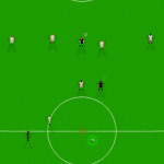New Star Soccer Midfield passing Minigame