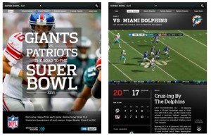Super Bowl XLVI Commemorative App for iPad
